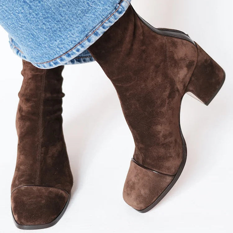 Victoria – Tacones de punta cuadrada