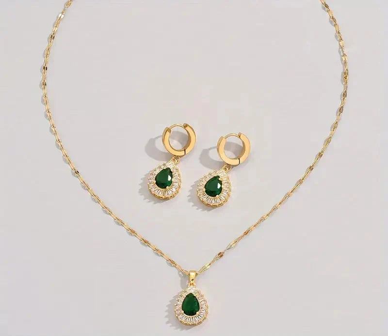 Rheya Lysandelle Set de Joyería | Oro