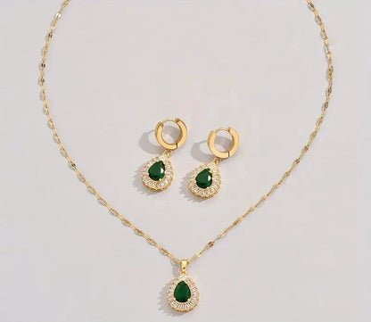 Rheya Lysandelle Set de Joyería | Oro