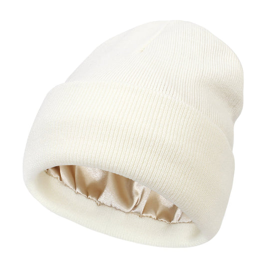 Elegant Winter Satin – Gorro beanie
