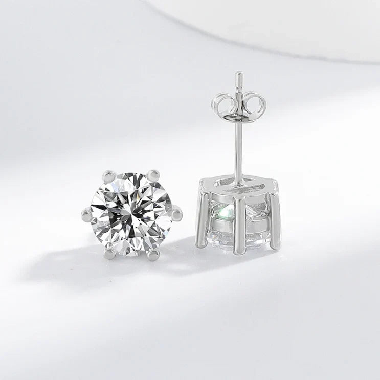 Tera Aretes | Oro Blanco