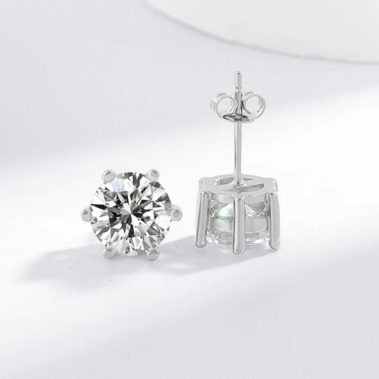 Tera Aretes | Oro Blanco