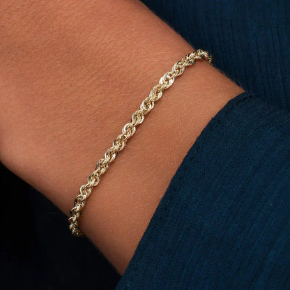 Pulsera de Cadena Torcida | Oro