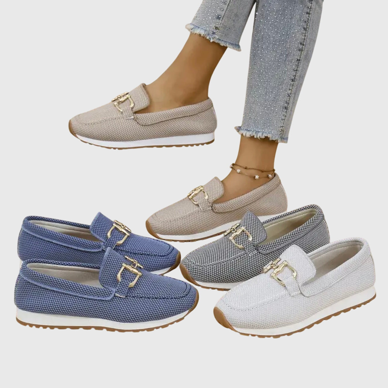 Susie – Zapatillas ortopédicas tipo mocasín