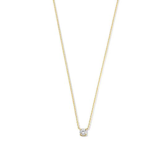 Cléa Collar con Piedra de Moissanita | Oro
