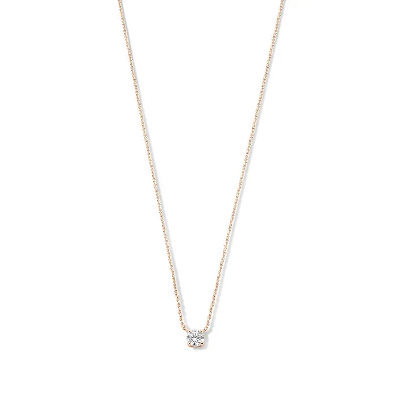 Cléa Collar con Piedra | Oro Blanco