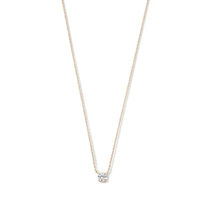 Cléa Collar con Piedra | Oro Blanco