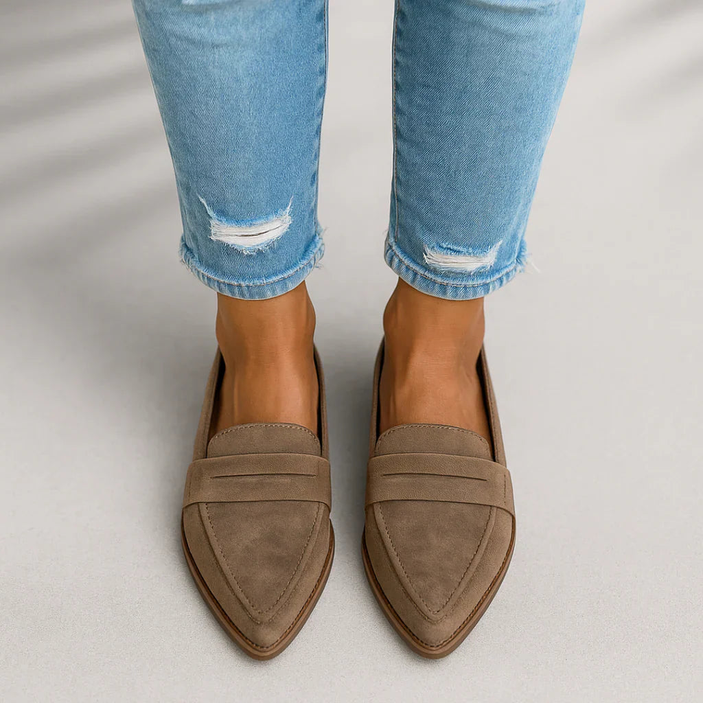 Rosie – Mocasines ortopédicos de cuero