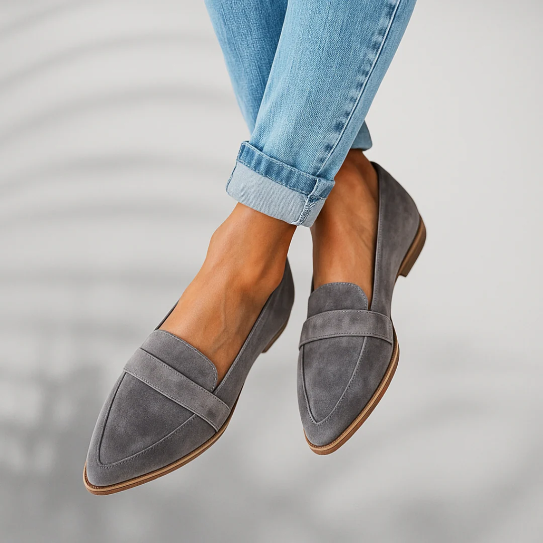 Rosie – Mocasines ortopédicos de cuero