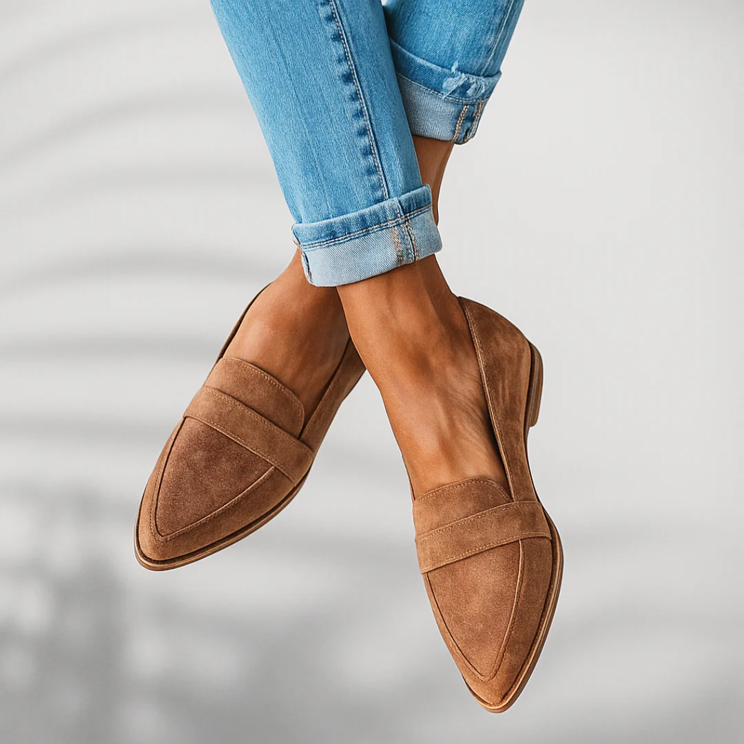 Rosie – Mocasines ortopédicos de cuero